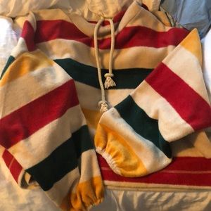 Salon Atash oversized wool Striped hoodie